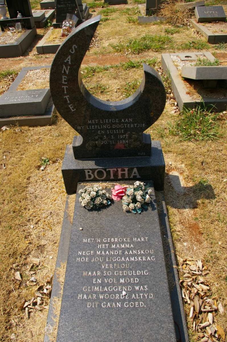BOTHA Sanette 1977-1984