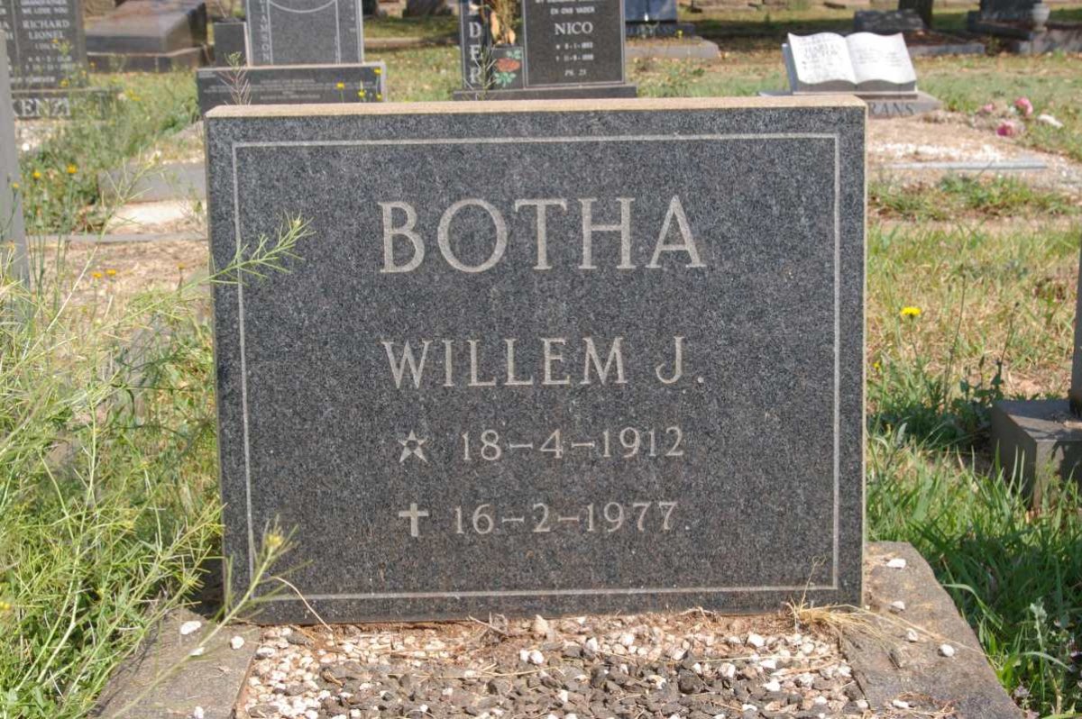 BOTHA Willem J. 1912-1977