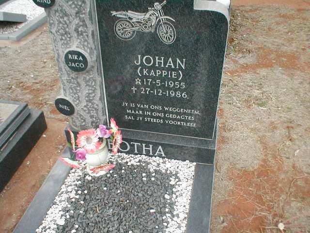 BOTHA Johan 1955-1986