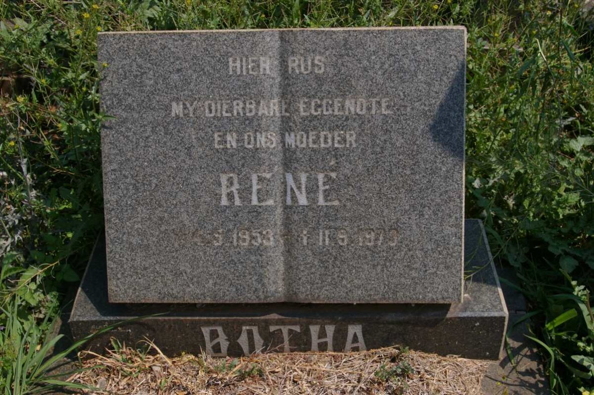 BOTHA René 1953-1973