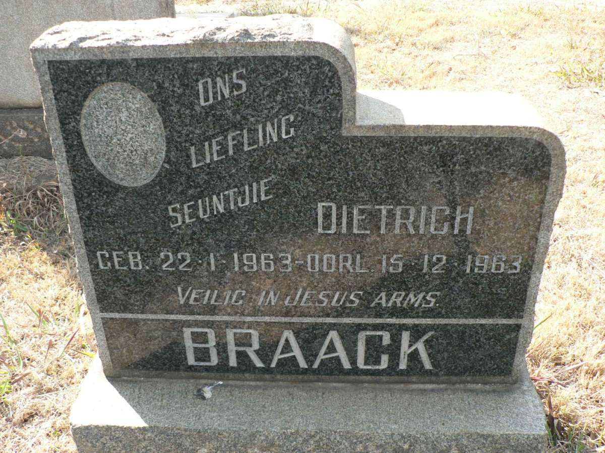 BRAACK Dietrich 1963-1963
