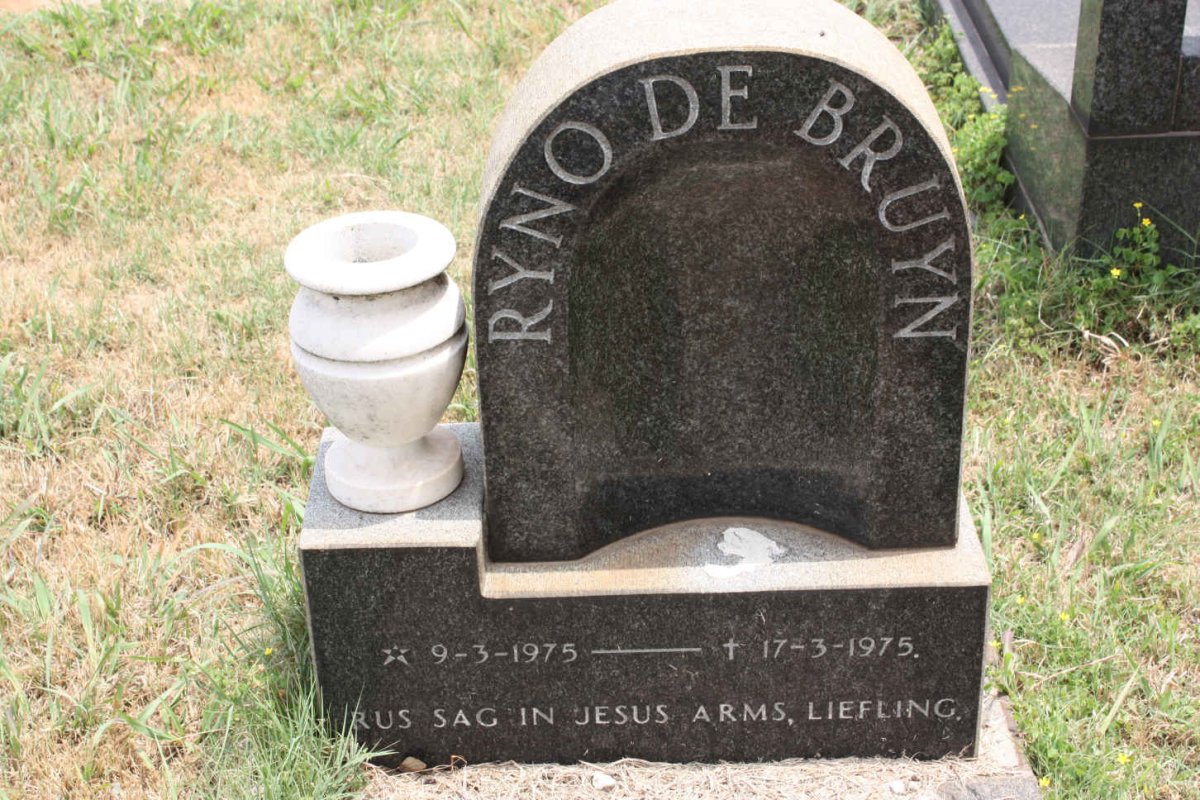 BRUYN Ryno, de 1975-1975