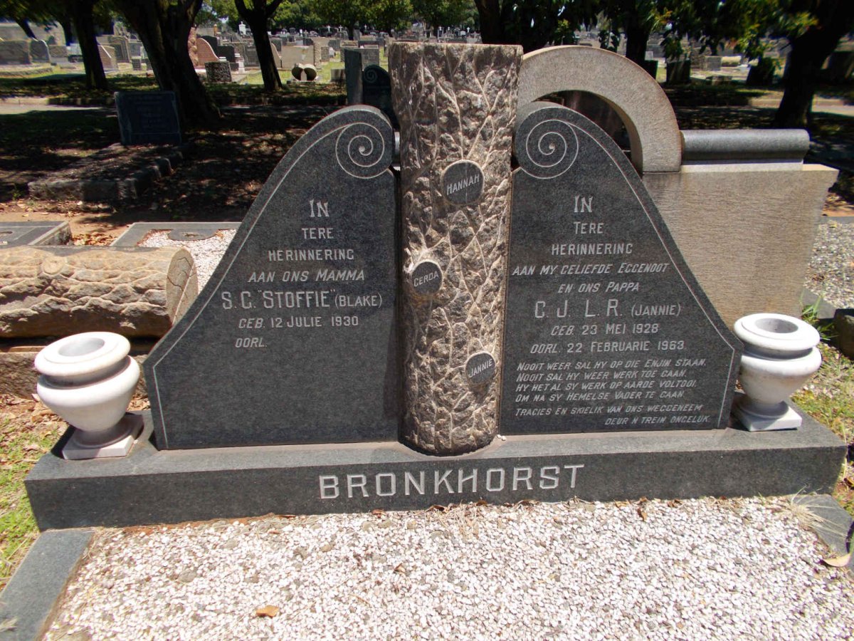 BRONKHORST C.J.L.R. 1928-1963 &amp; S.G. BLAKE  1930-