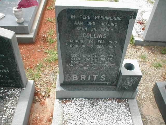 BRITS Collins 1939-1980