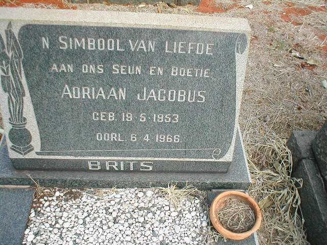 BRITS Adriaan Jacobus 1953-1966