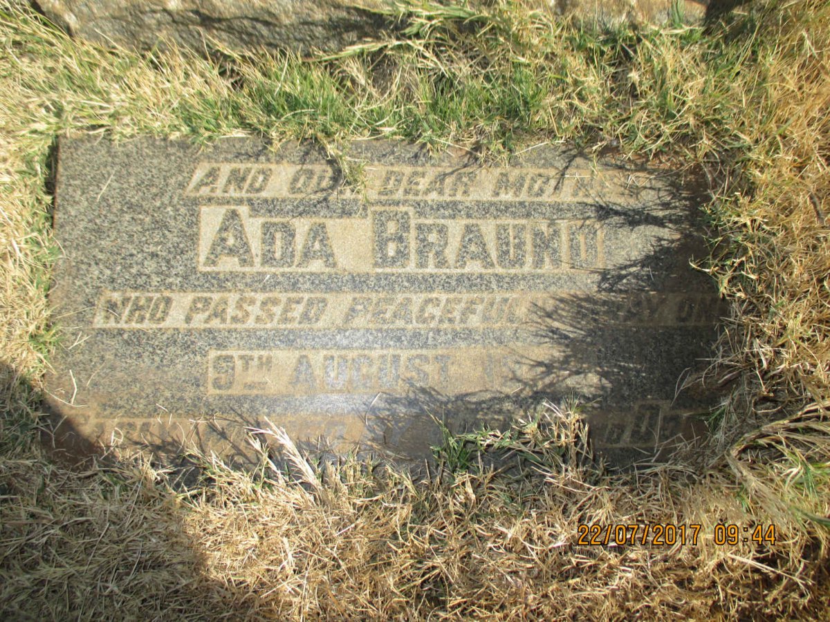 BRAUND Ada -1945