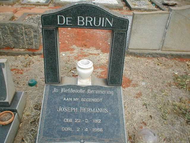 BRUIN Joseph Hermanus, de 1912-1986