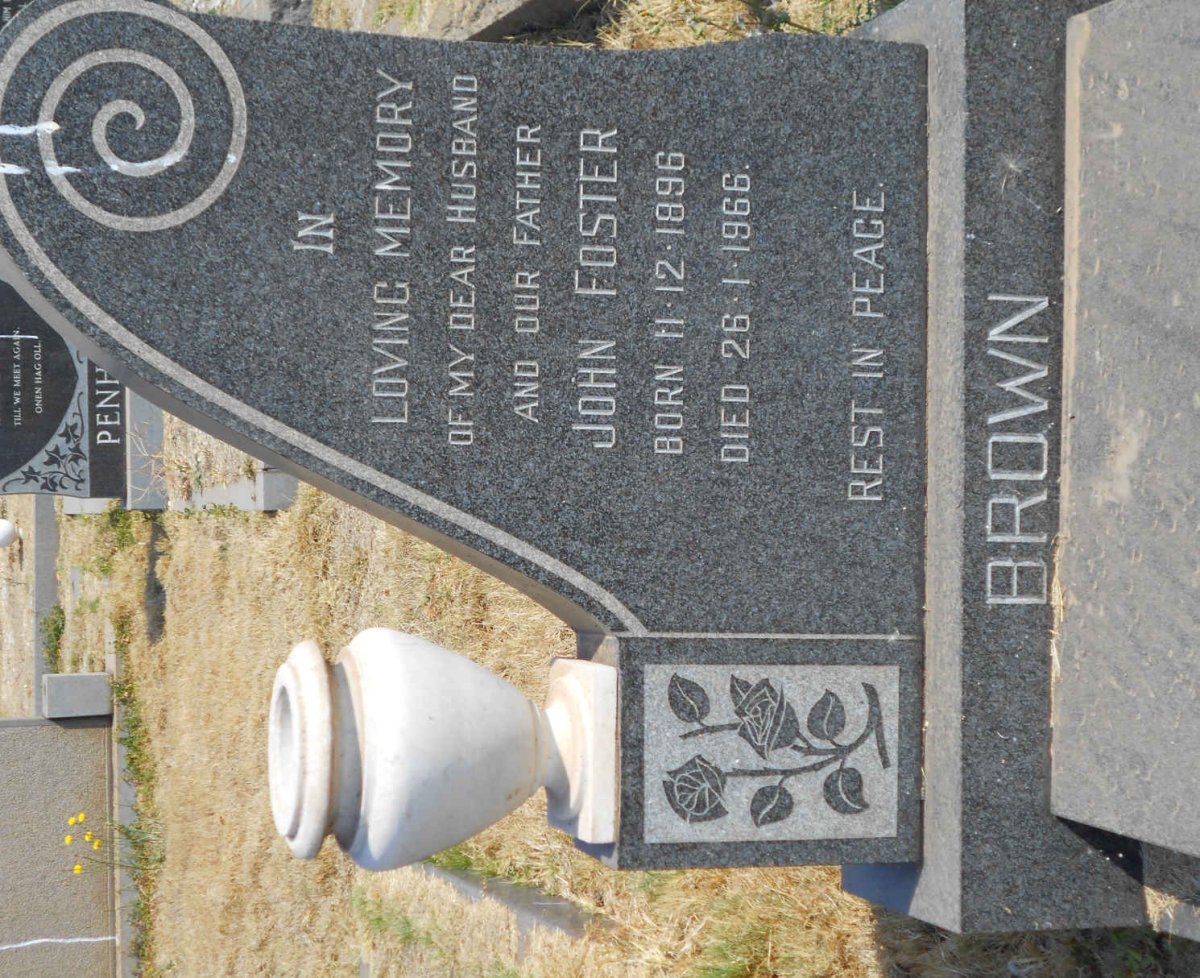 BROWN John Foster 1896-1966