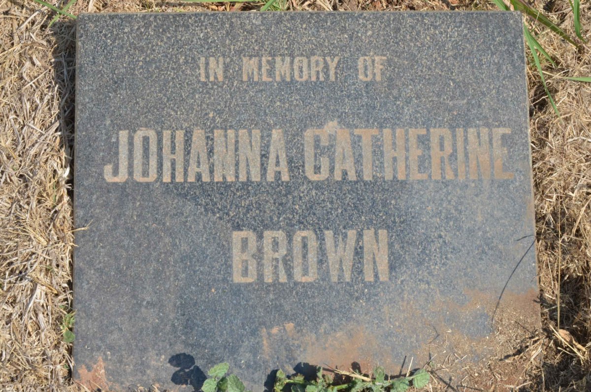 BROWN Johanna Catherine