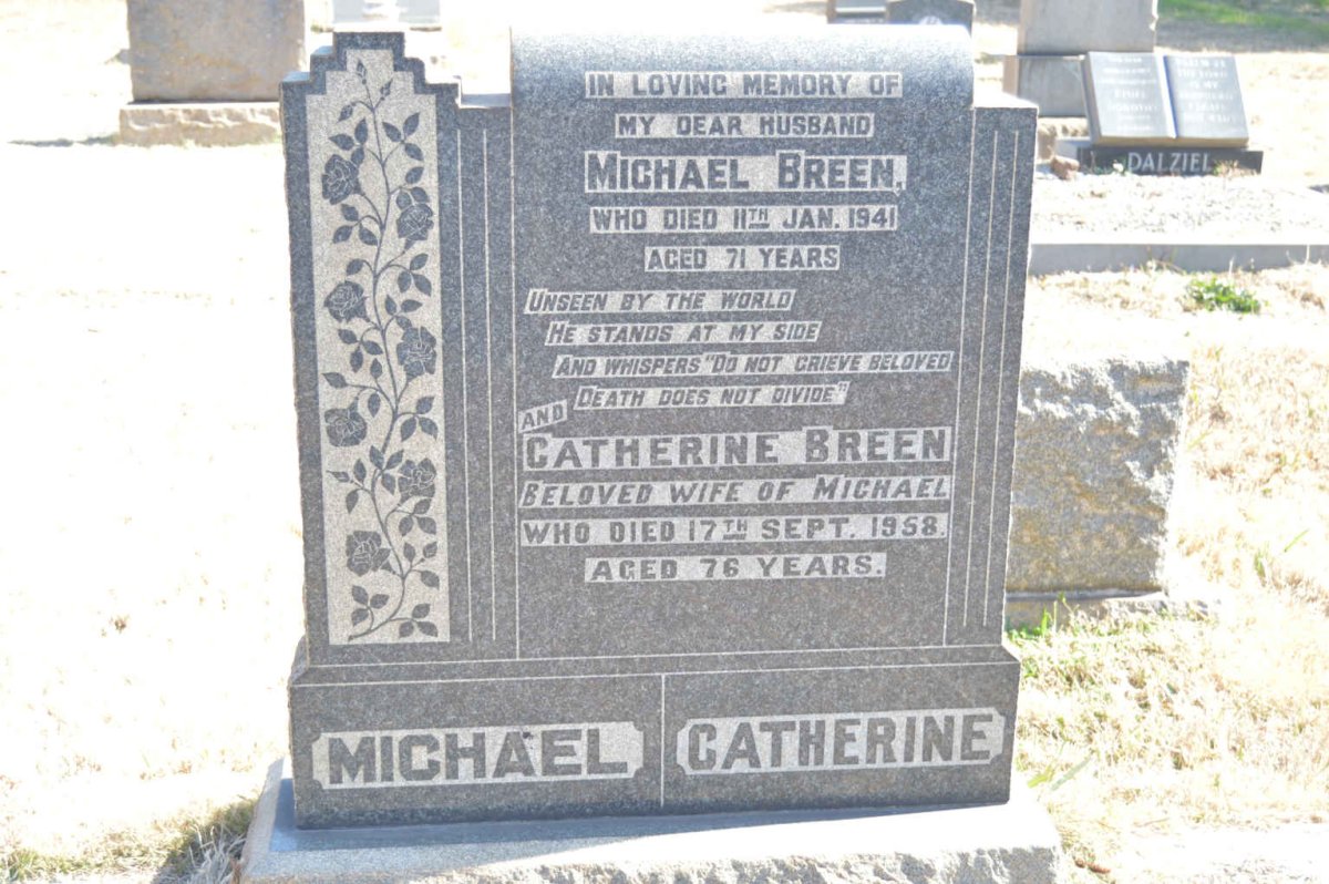 BREEN Michael -1941 &amp; Catherine -1958