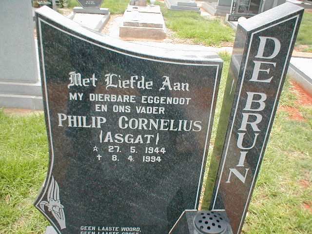 BRUIN Philip Cornelius, de 1944-1994