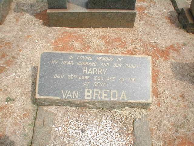 BREDA Harry, van -1950