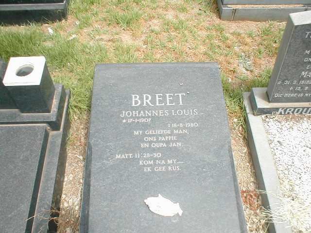 BREET Johannes Louis 1907-1980