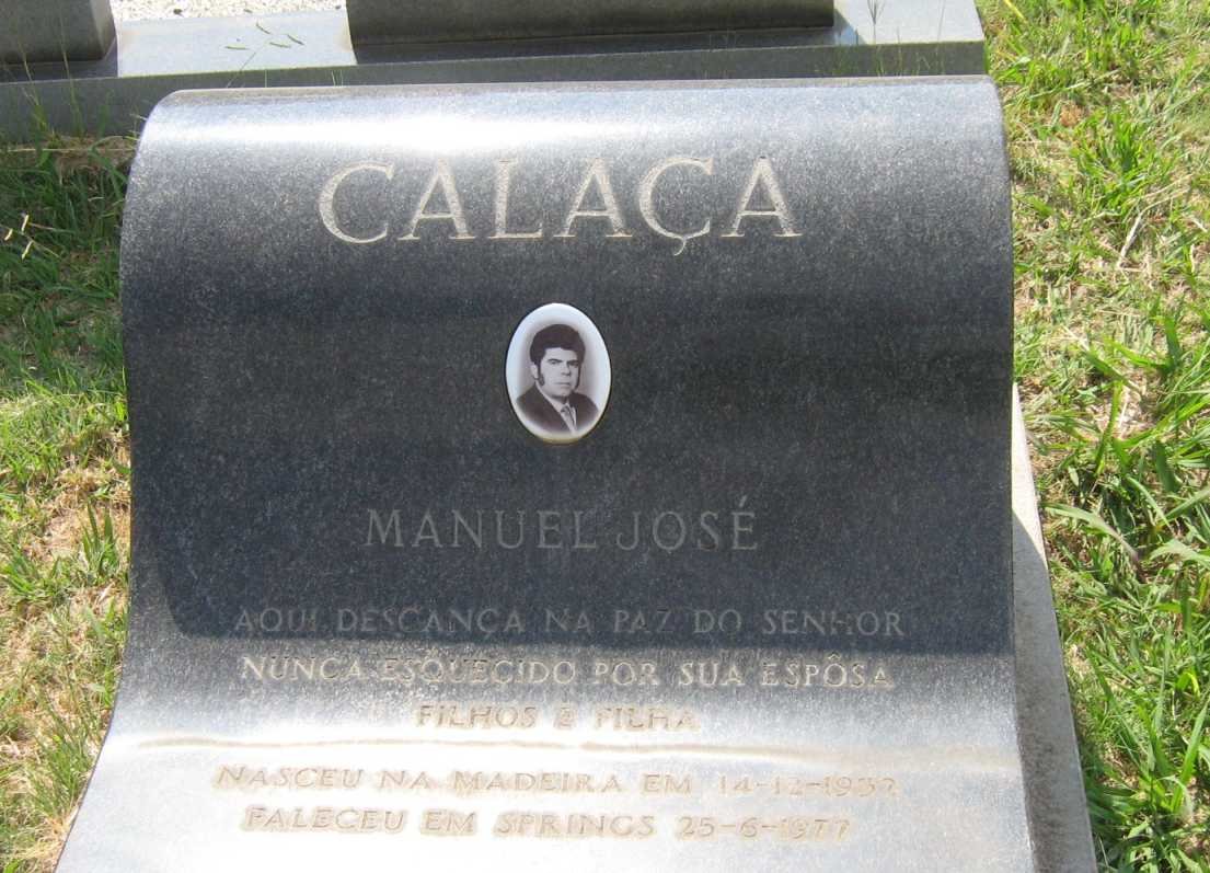 CALAÇA Manuel José 1932-1977