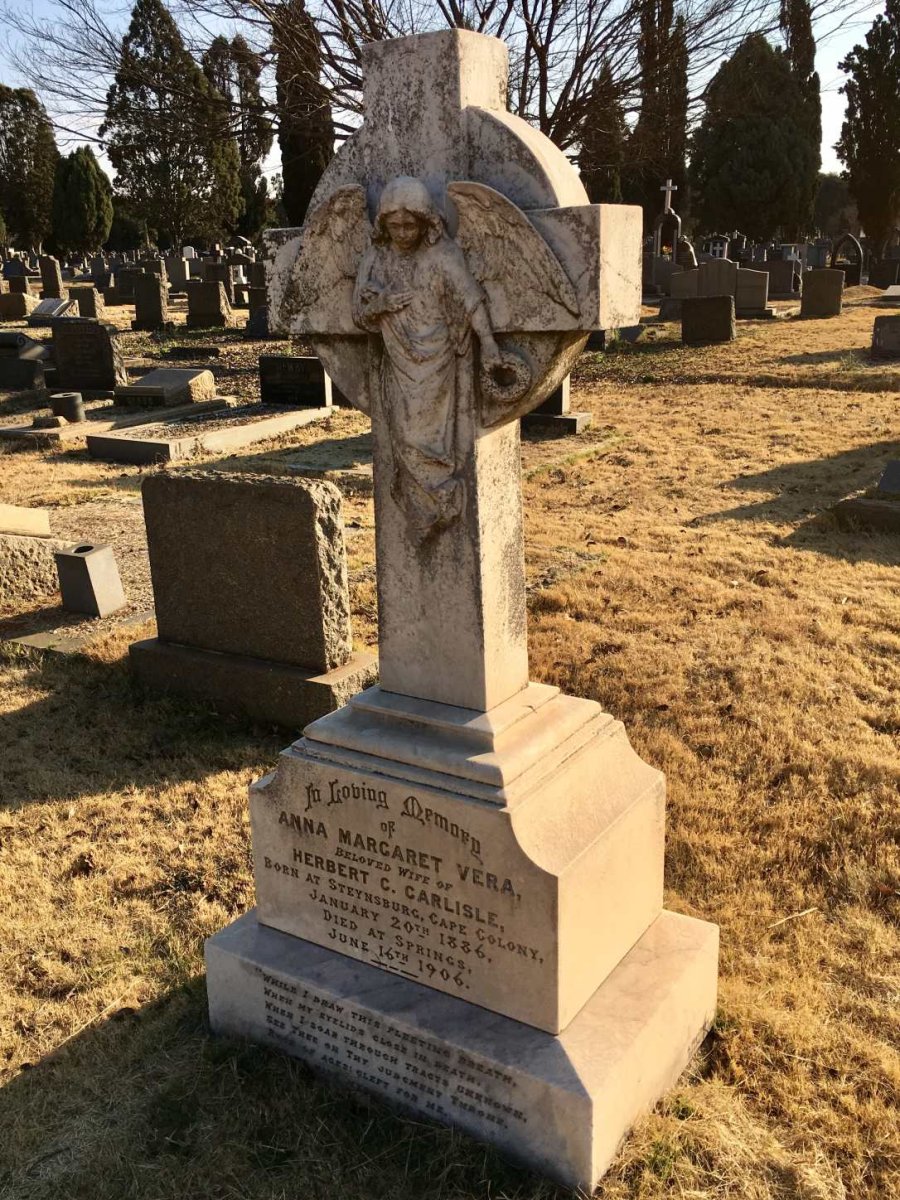 CARLISLE Anna Margaret Vera 1886-1906