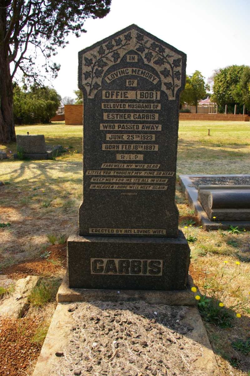 CARBIS Offie 1887-1923