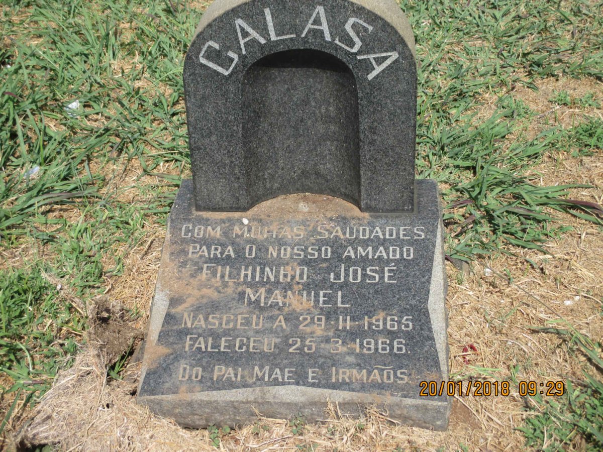 CALASA Filhinho José Manuel 1965-1966