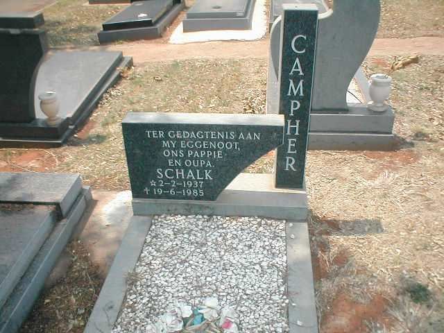 CAMPHER Schalk 1937-1985