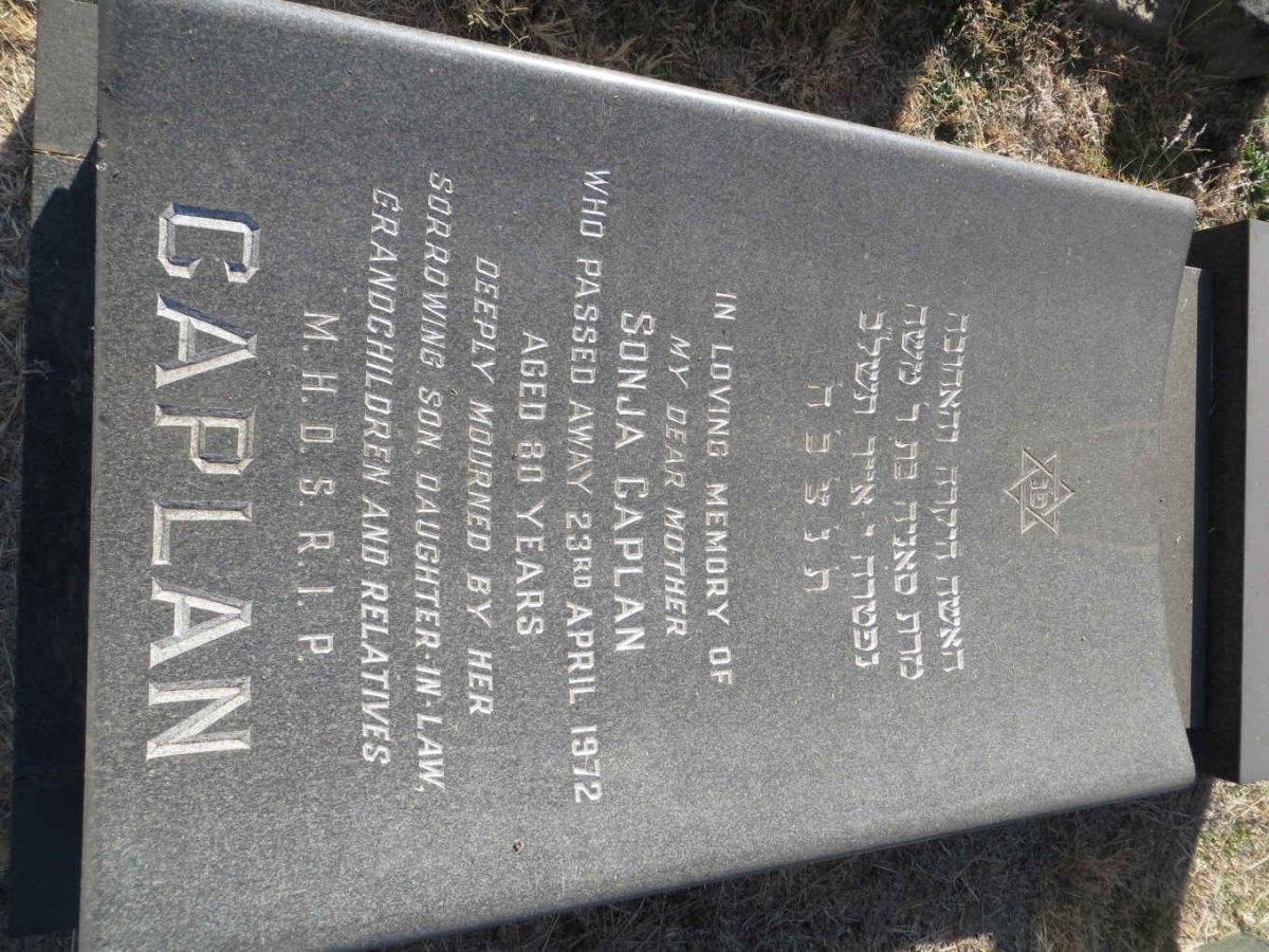 CAPLAN Sonja -1972