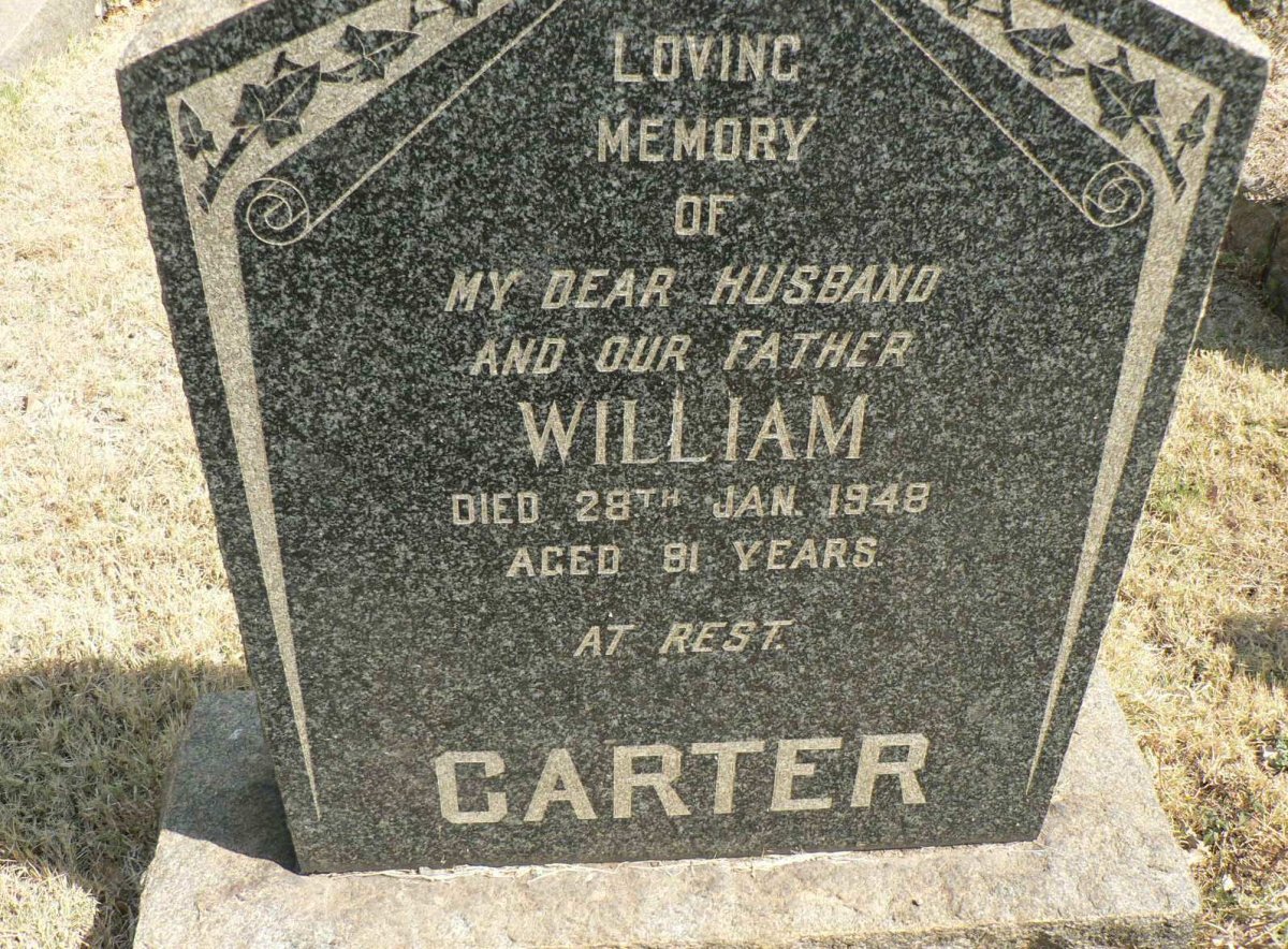 CARTER William -1948