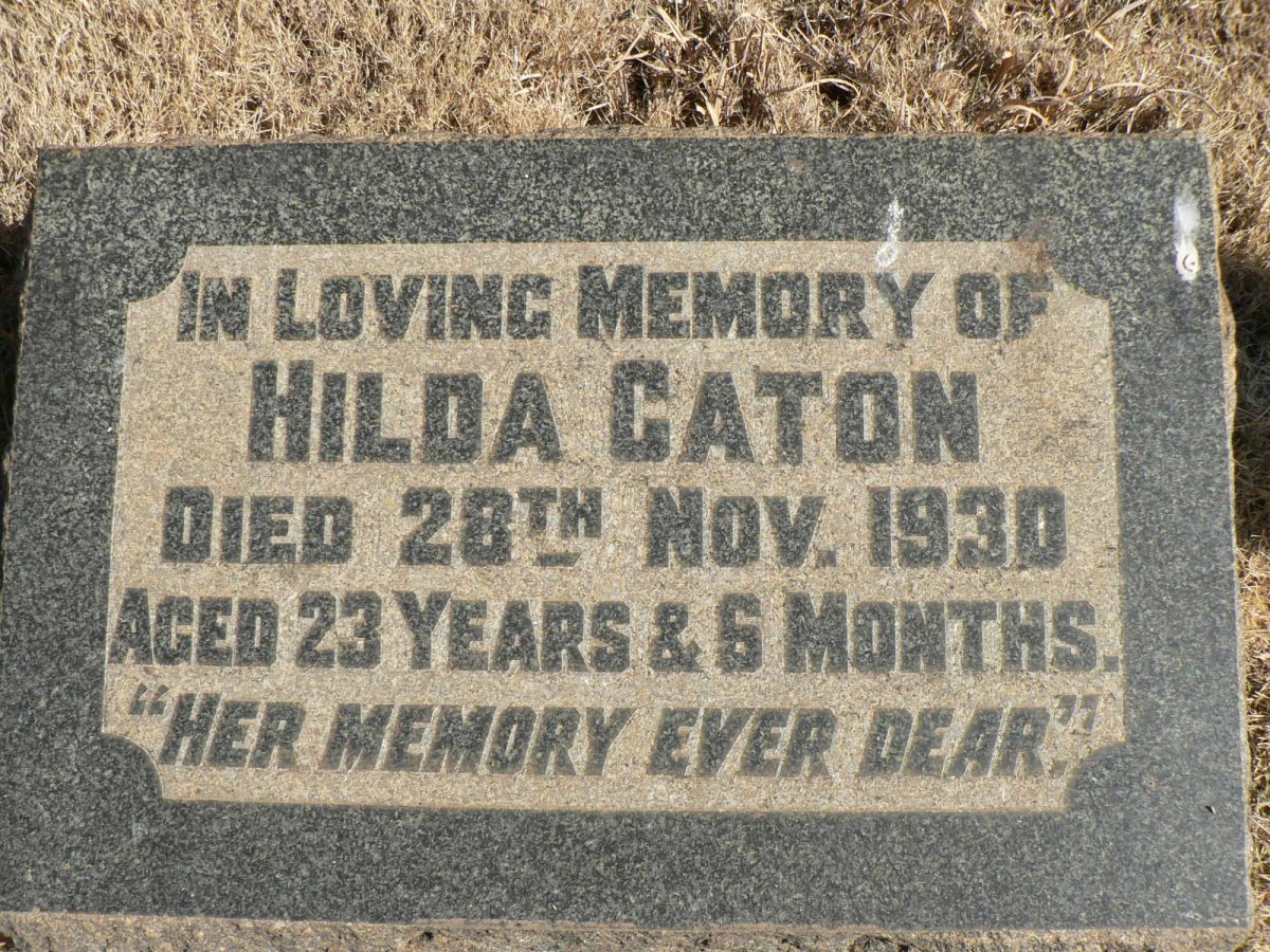 CATON Hilda -1930