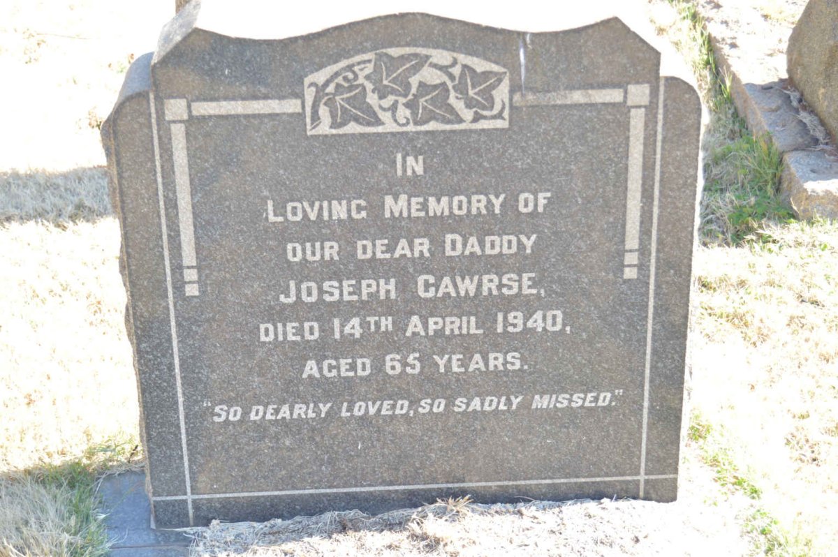 CAWRSE Joseph -1940