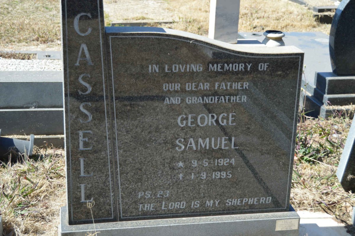 CASSELL George Samuel 1924-1995