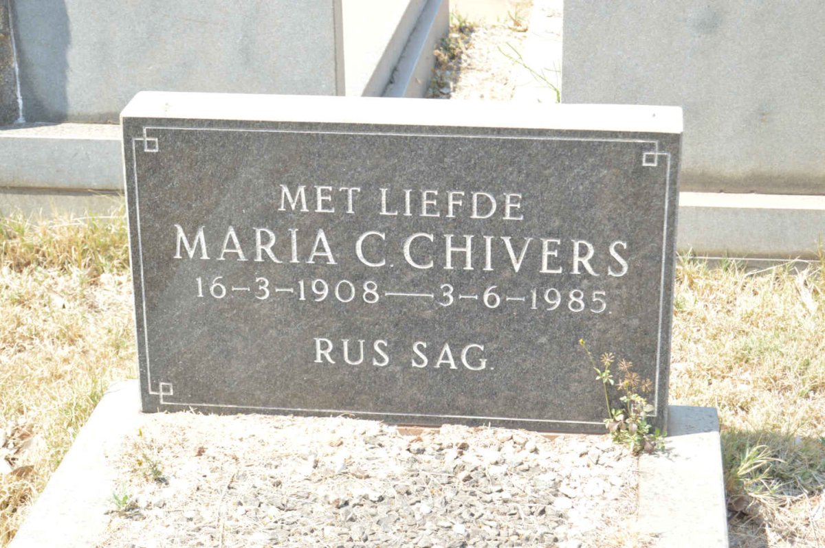 CHIVERS Maria C. 1908-1985