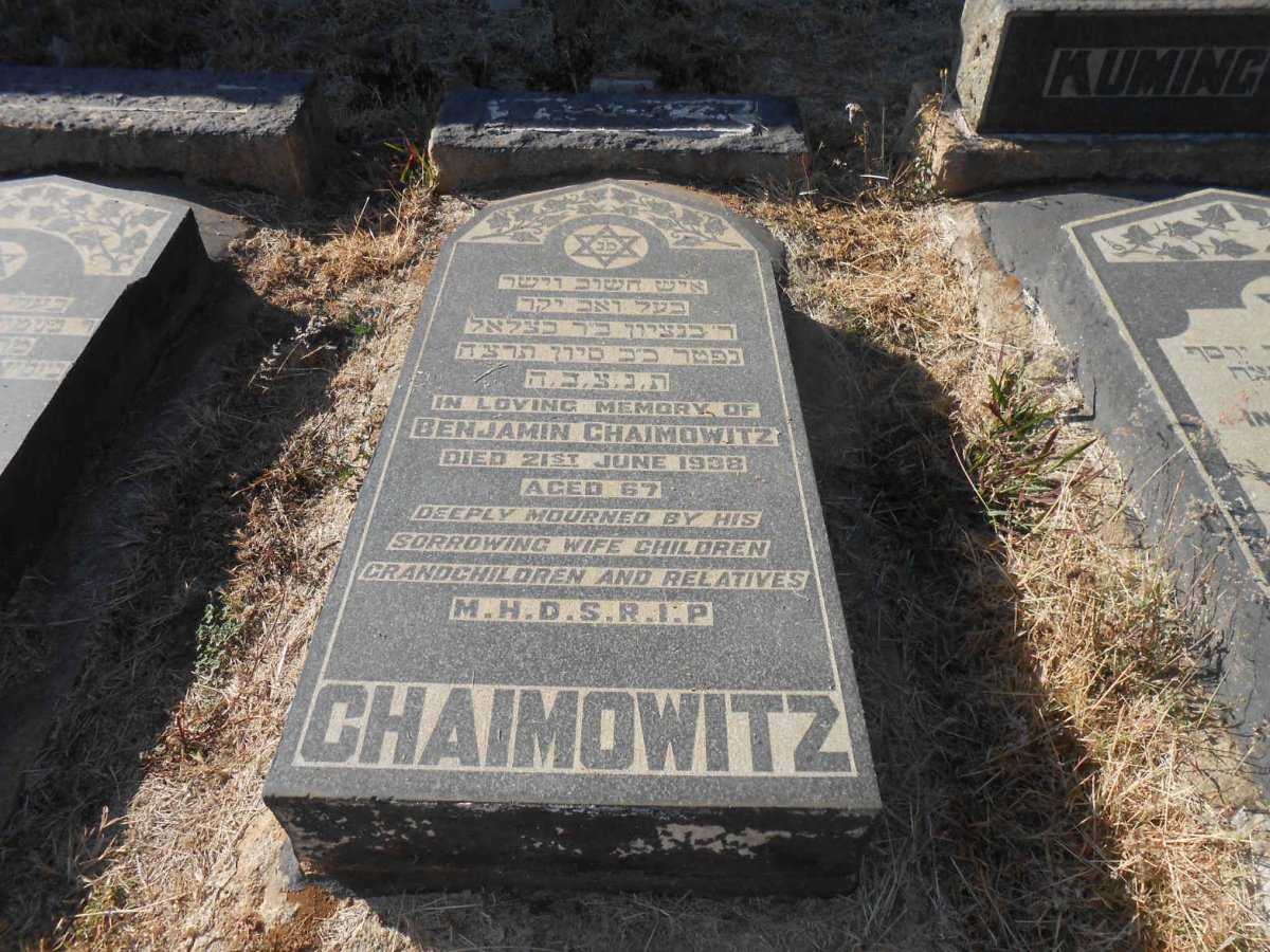 CHAIMOWITZ Benjamin -1938