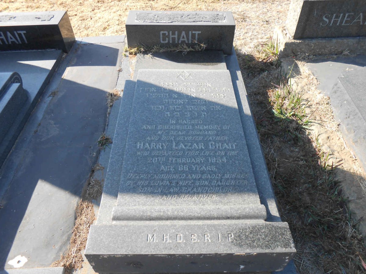 CHAIT Harry Lazar -1954