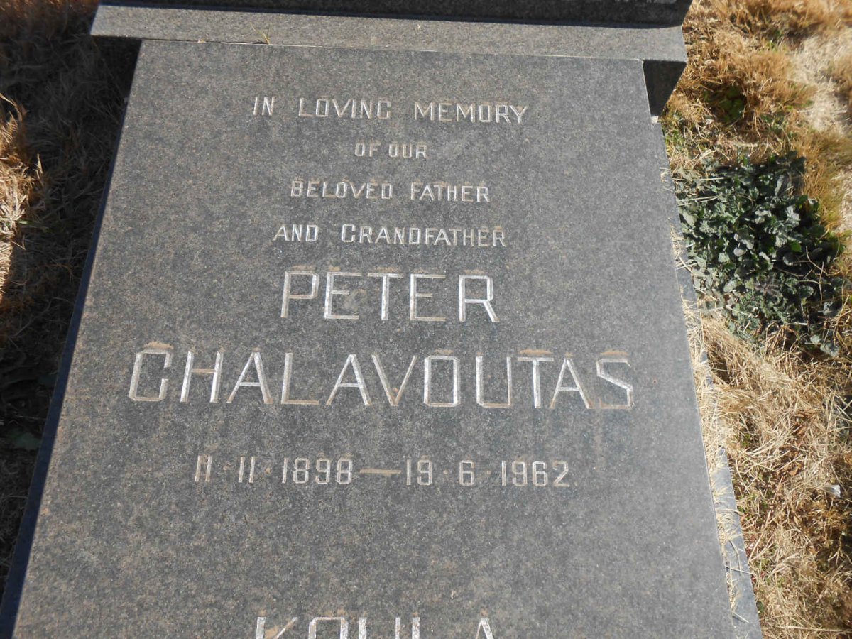 CHALAVOUTAS Peter 1898-1962
