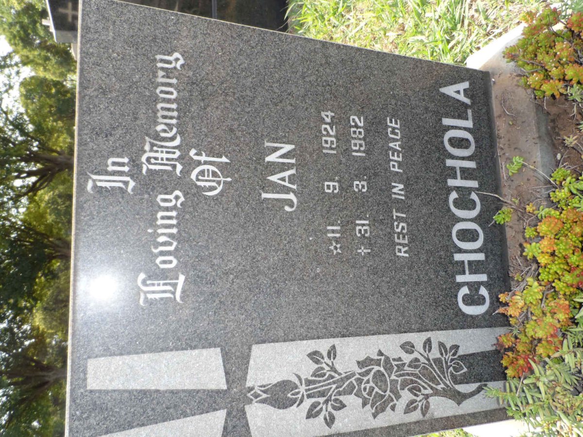 CHOCHOLA Jan 1924-1982