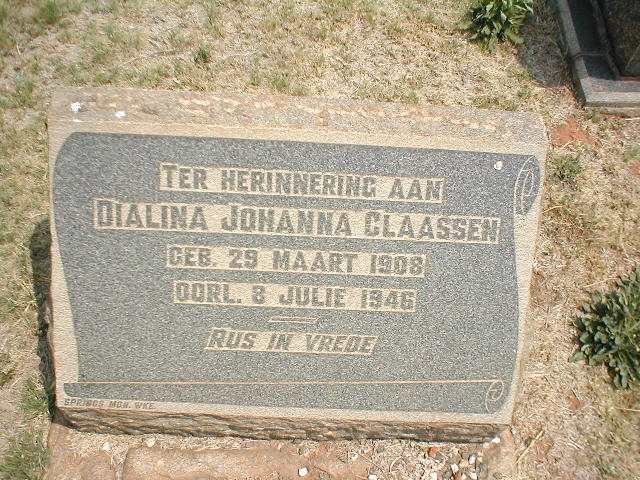 CLAASSEN Dialina Johanna 1908-1946