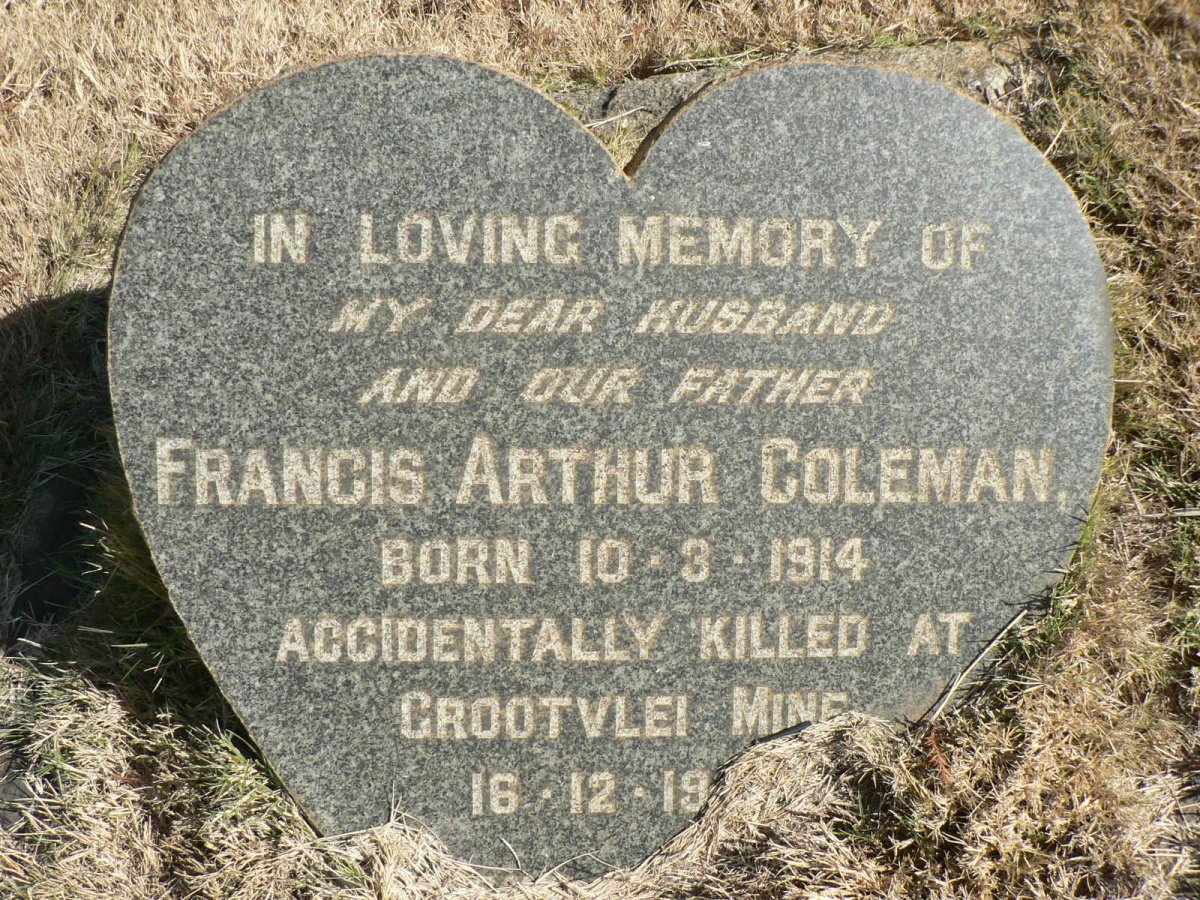 COLEMAN Francis Arthur 1914-19??