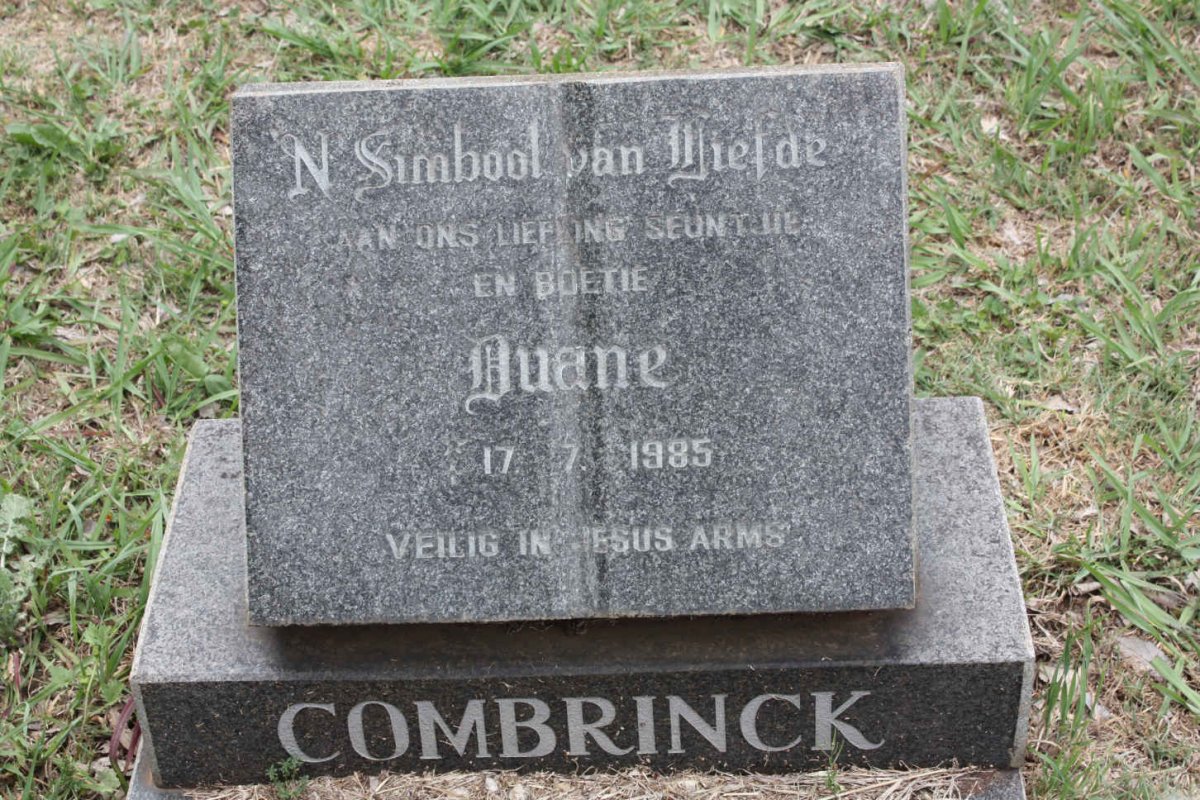 COMBRINCK Duane 1985-1985