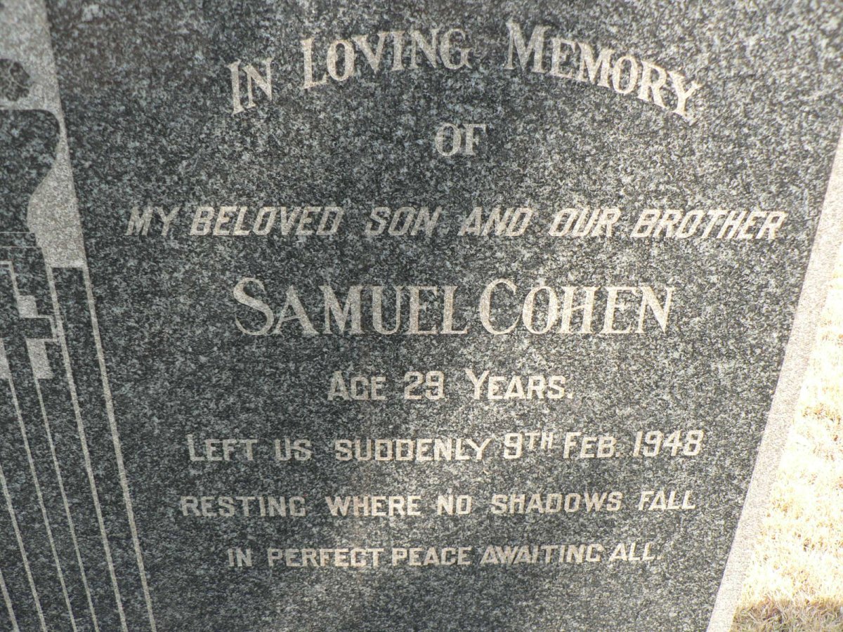 COHEN Samuel -1948