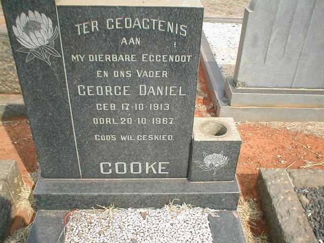 COOKE George Daniel 1913-1967