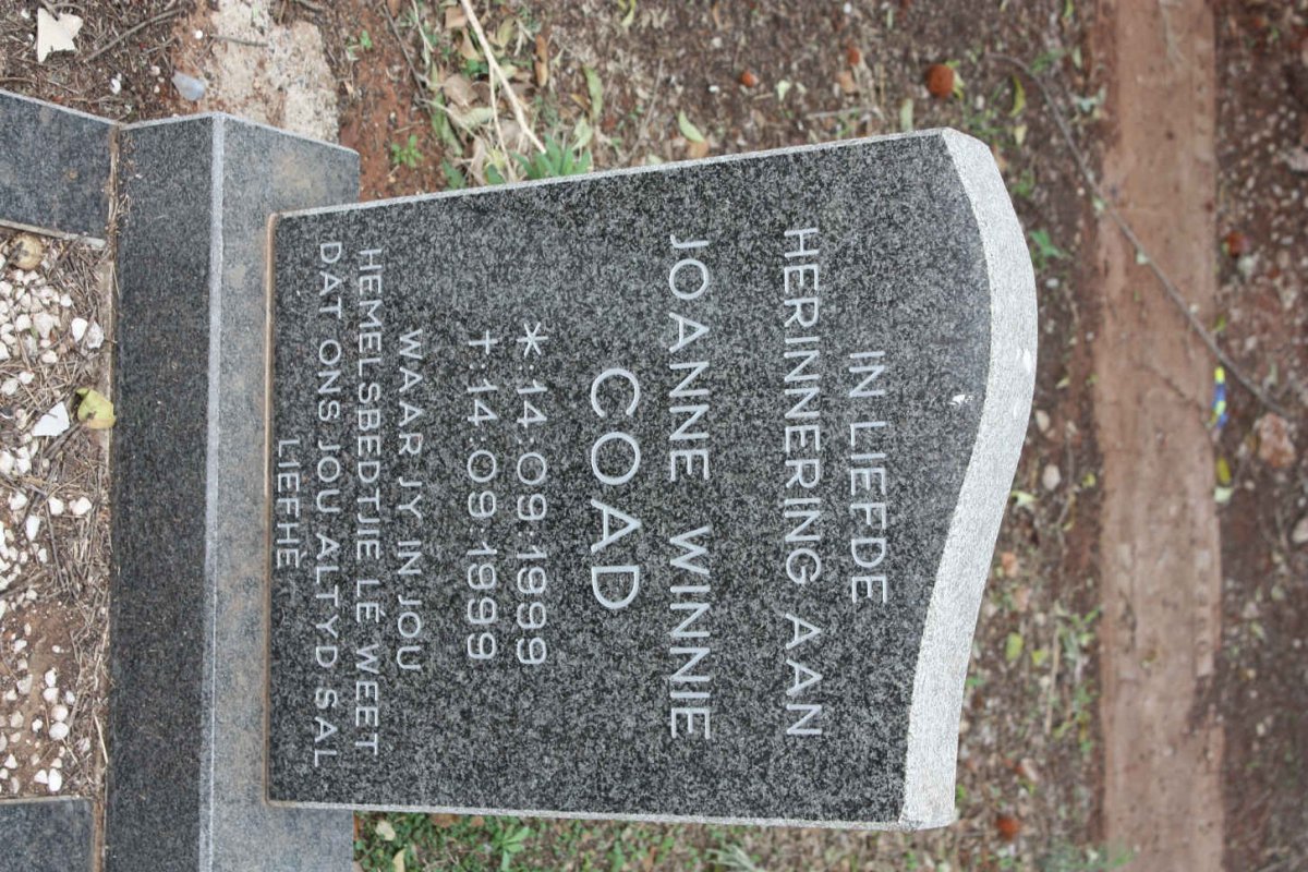 COAD Joanne Winnie 1999-1999