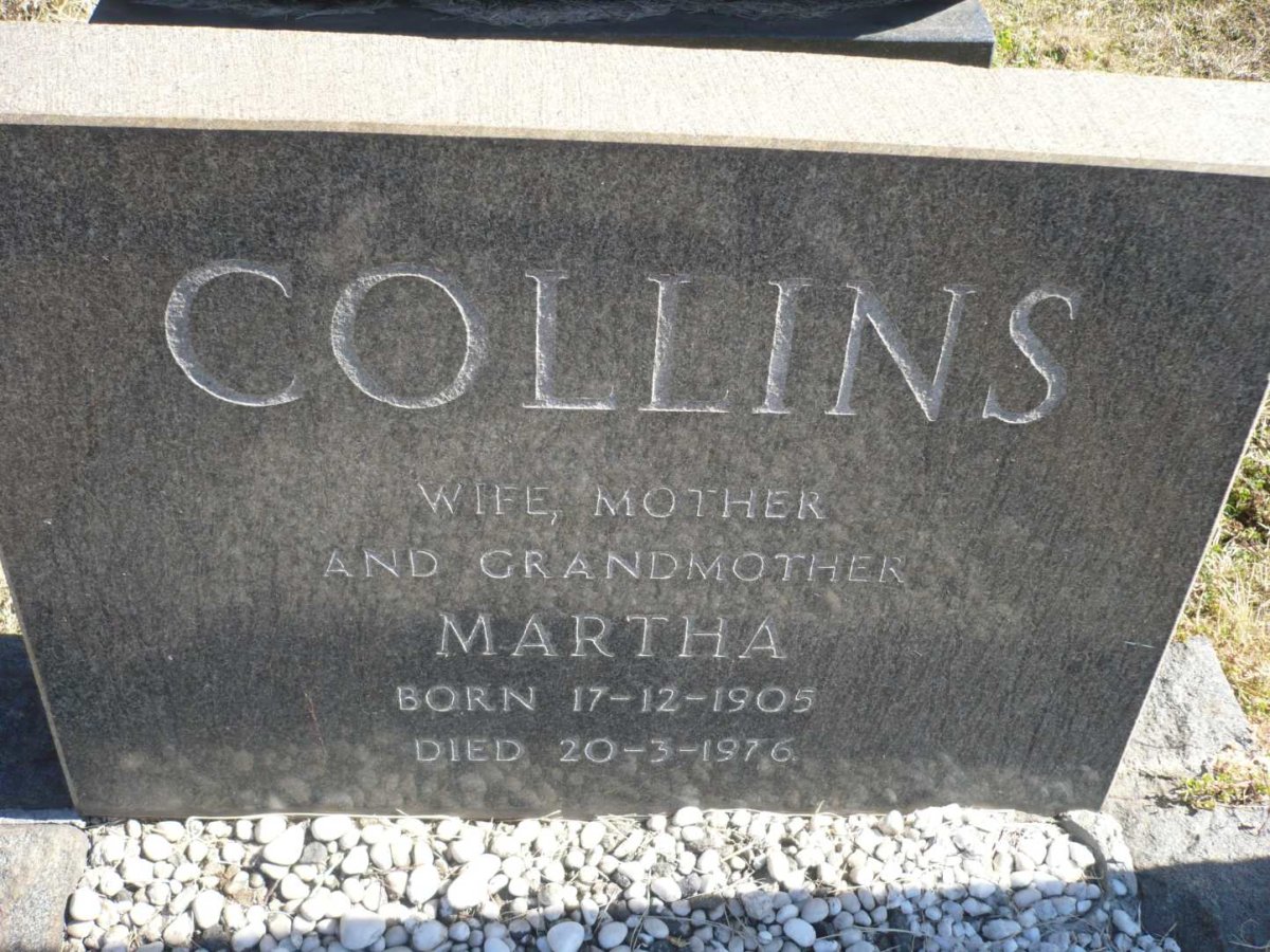 COLLINS Martha 1905-1976