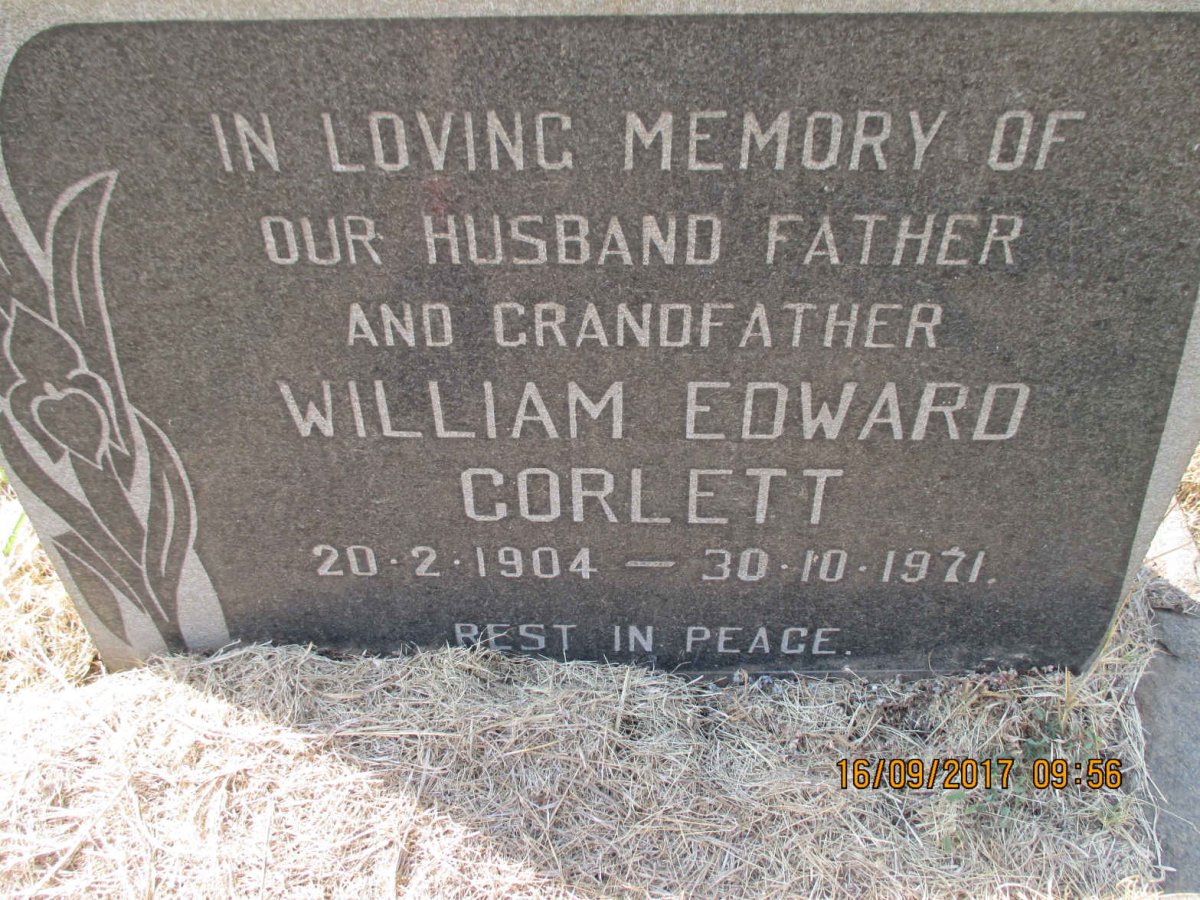 CORLETT William Edward 1904-1971