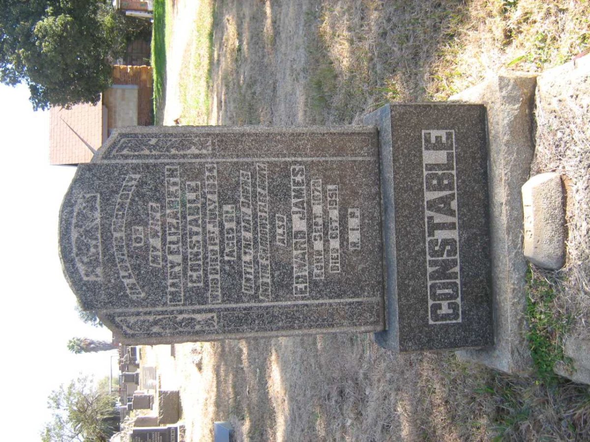 CONSTABLE Edward James 1873-1951 &amp; Mary Elizabeth -1934