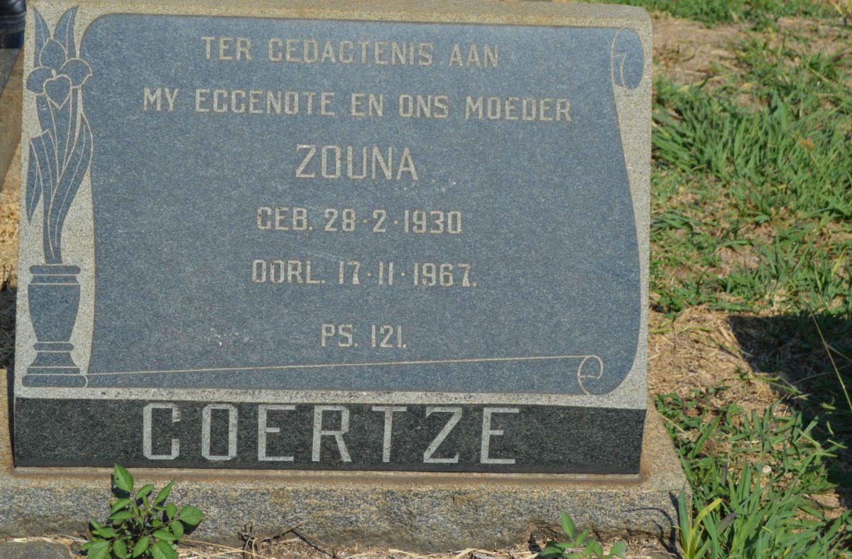 COERTZE Zouna 1930-1967