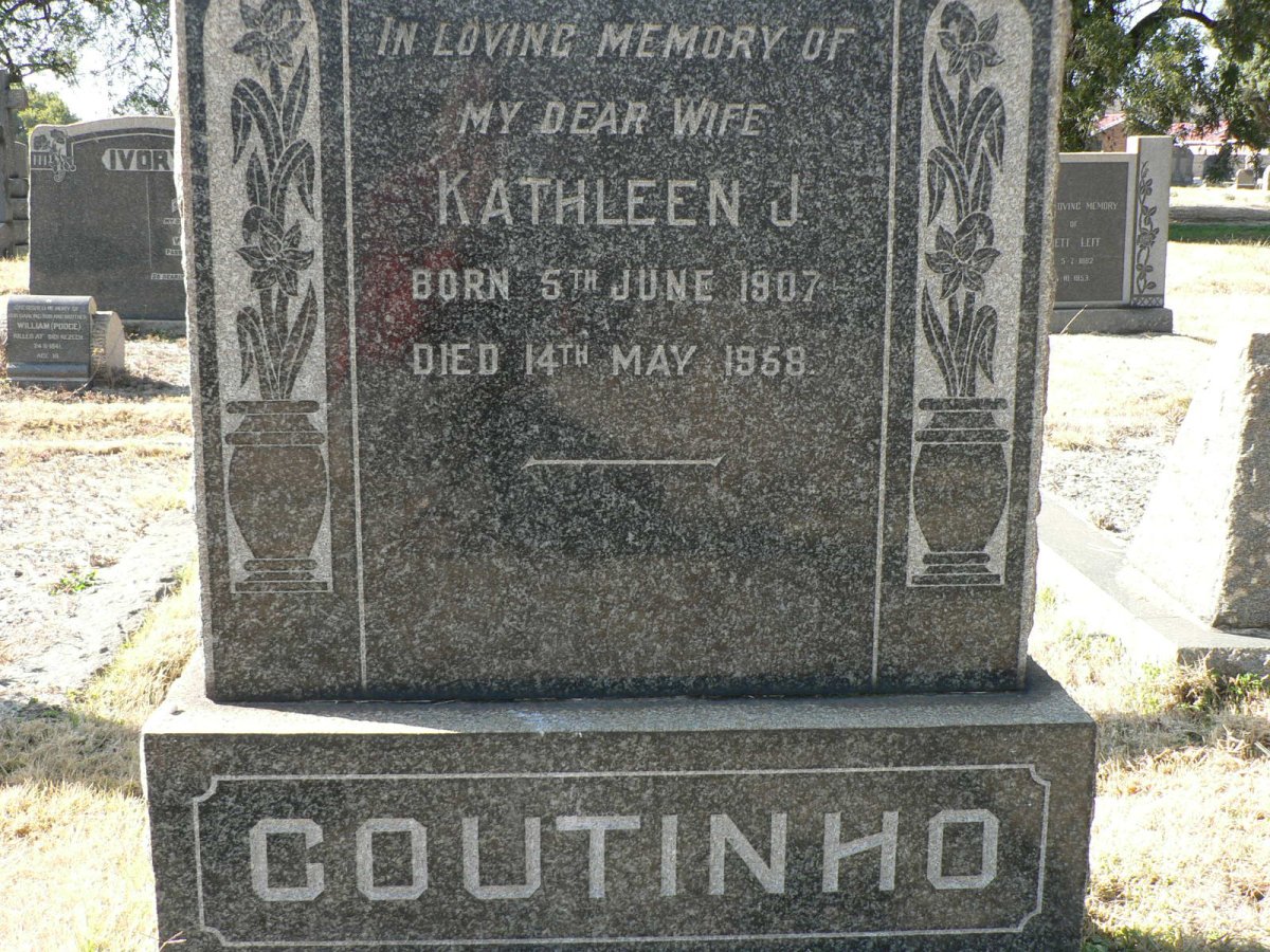 COUTINHO Kathleen J. 1907-1958