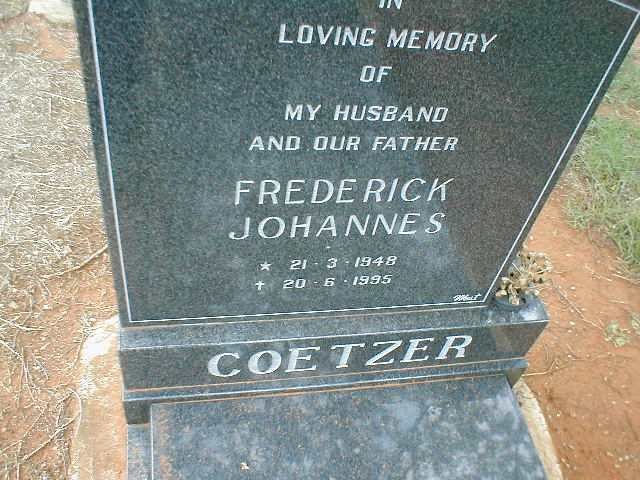 COETZER Frederick Johannes 1948-1995