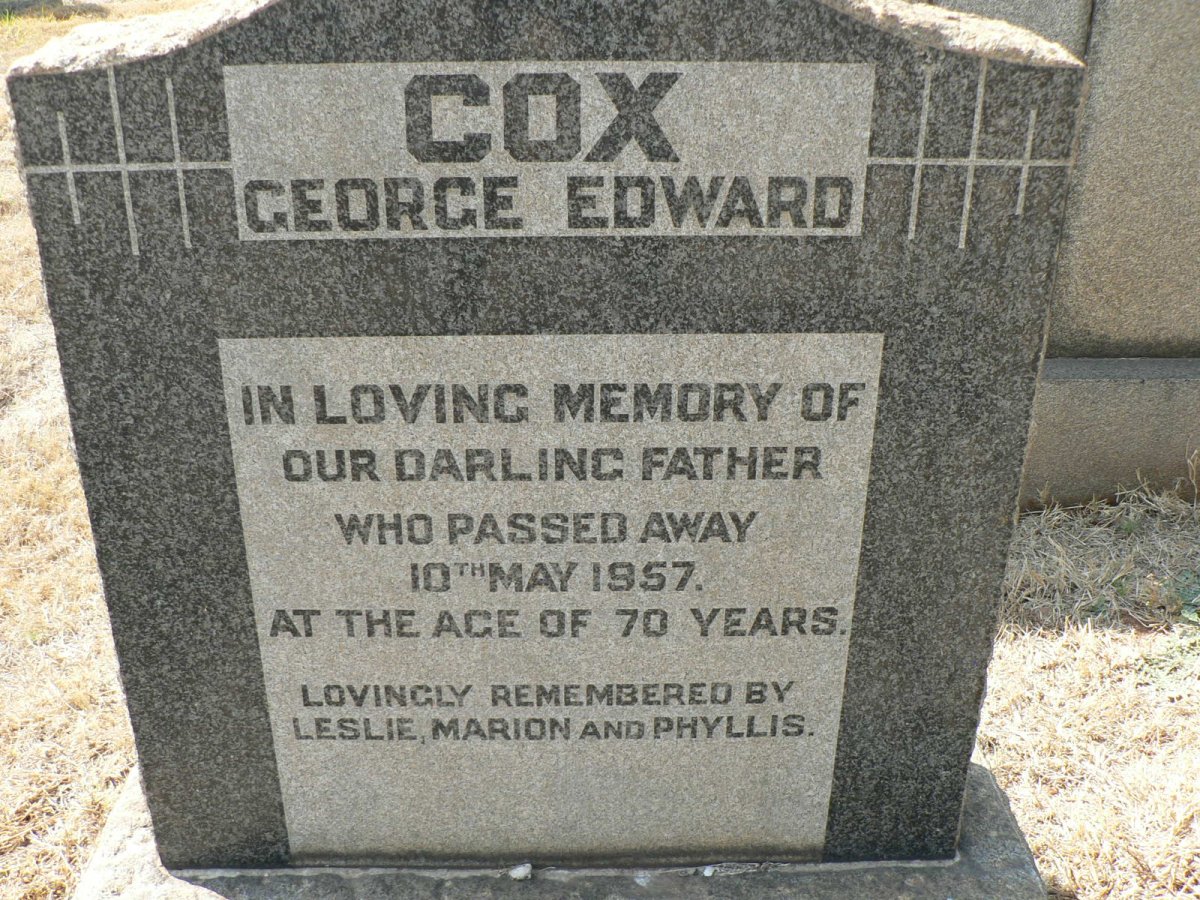COX George Edward -1957