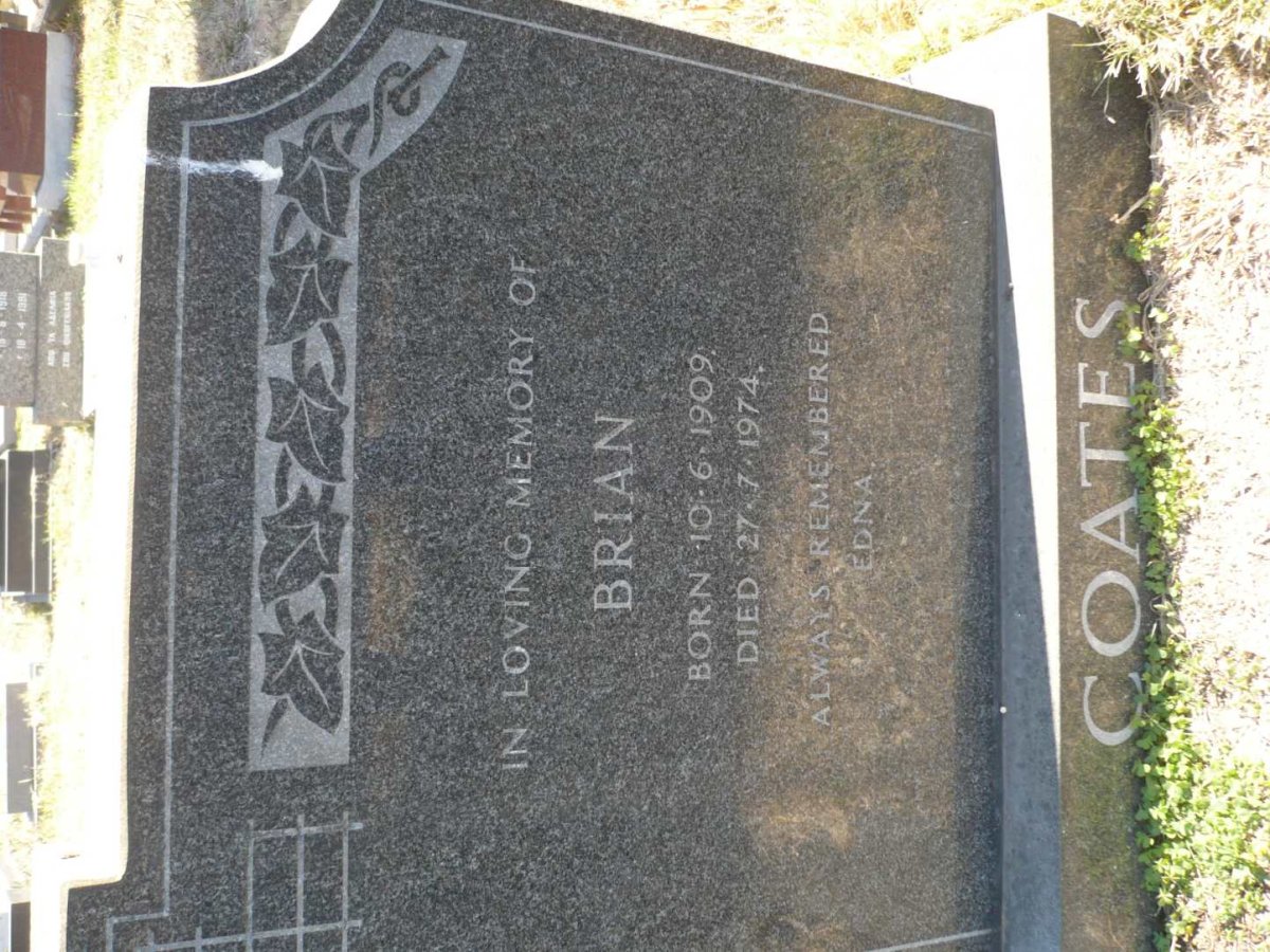 COATES Brian 1909-1974