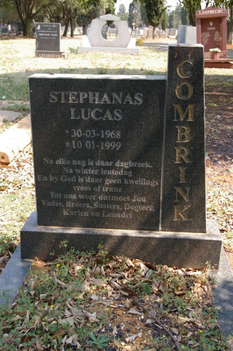 COMBRINK Stephanas Lucas 1968-1999