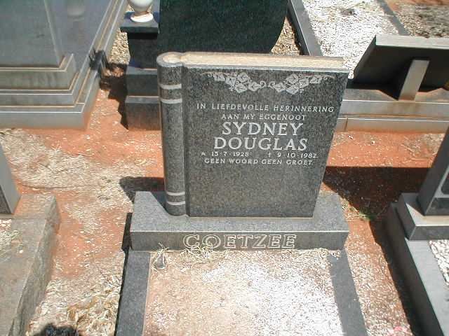 COETZEE Sidney Douglas 1928-1982