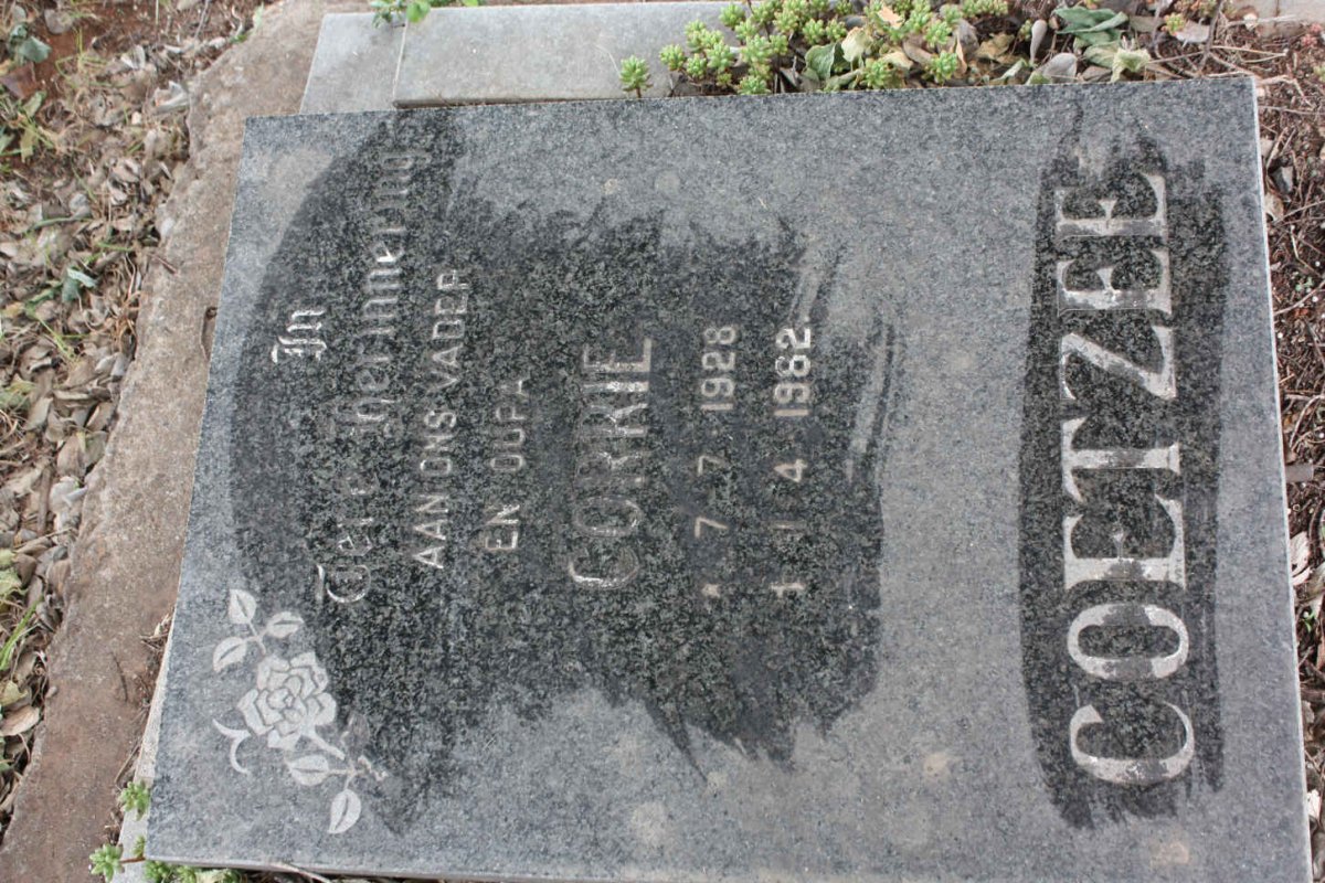 COETZEE Corrie 1928-1982
