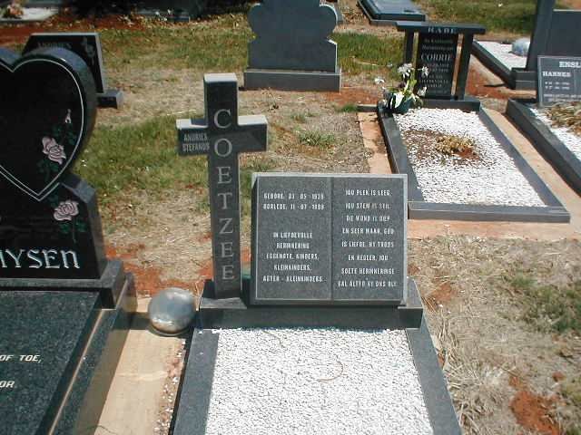COETZEE Andries Stefanus 19??-19??